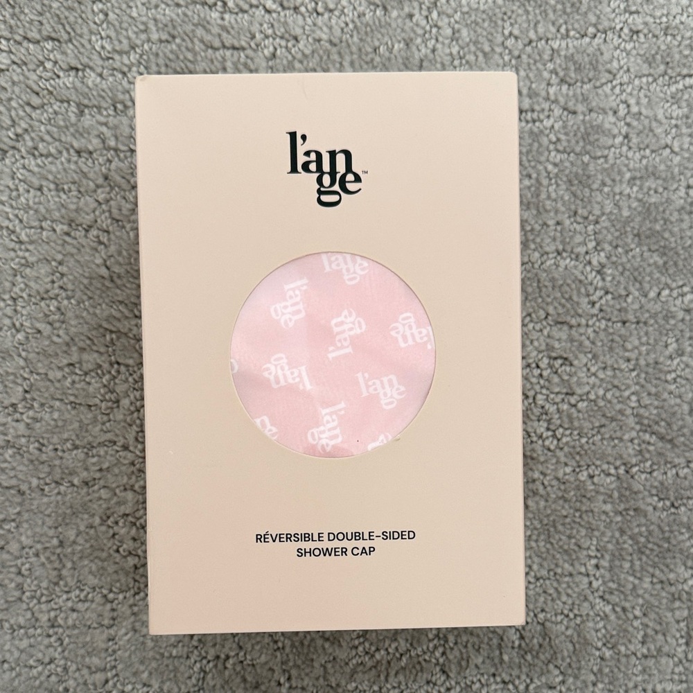 L’ange Pink Reversible Shower Cap